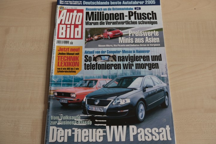 Deckblatt Auto Bild (09/2005)